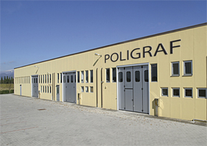 Stabilimento della Poligraf srl di Citt di Castello, Perugia